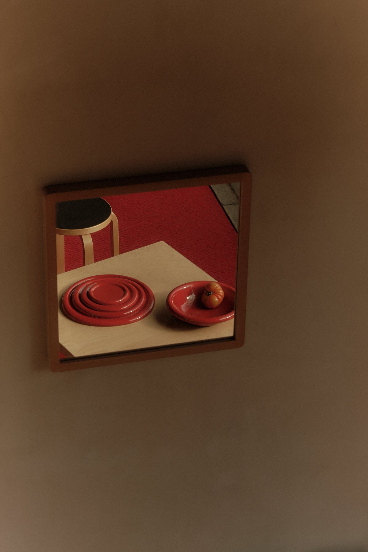 Plate Nest 4Pcs (Tomato)