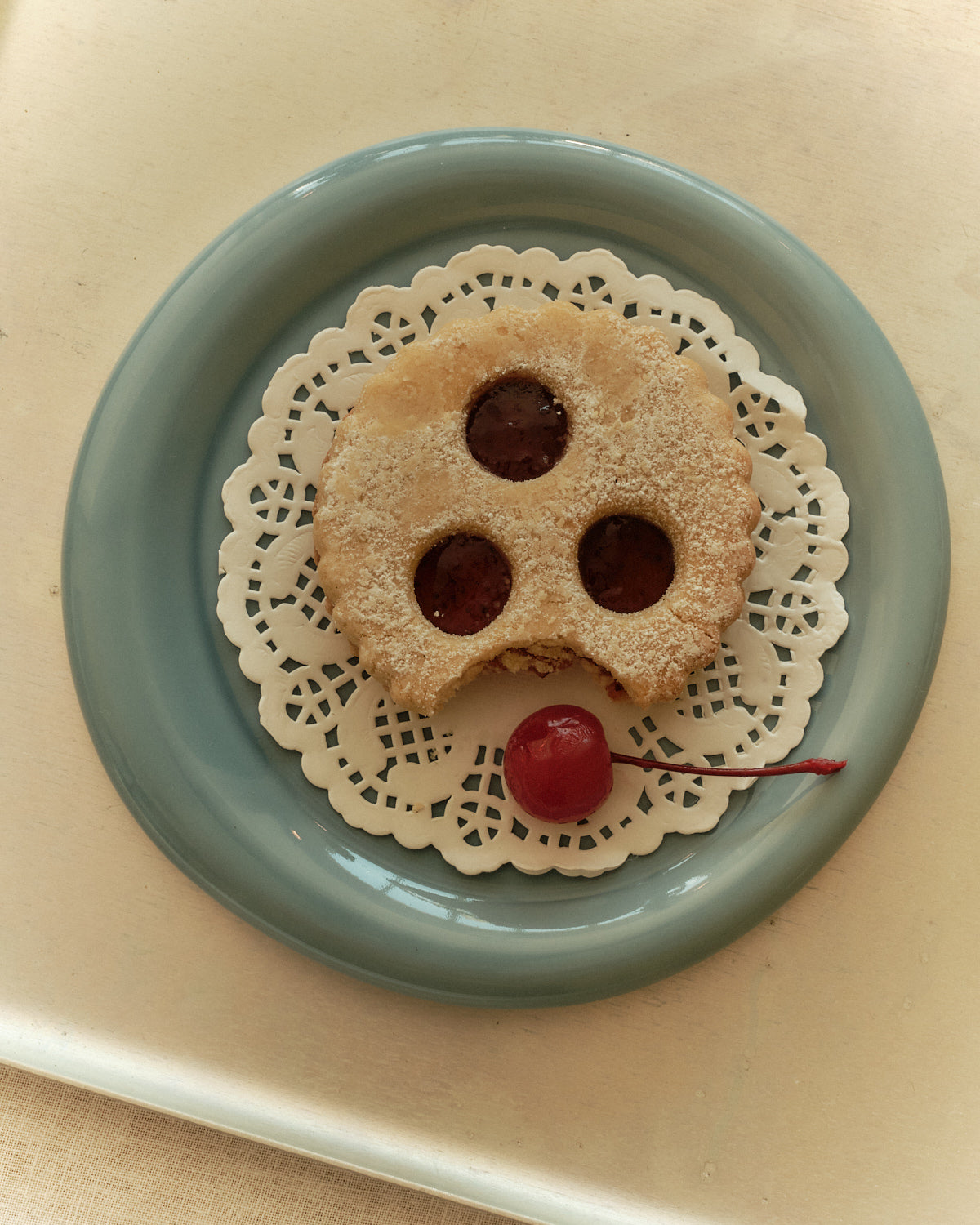 Snack Plate (Cornflower)