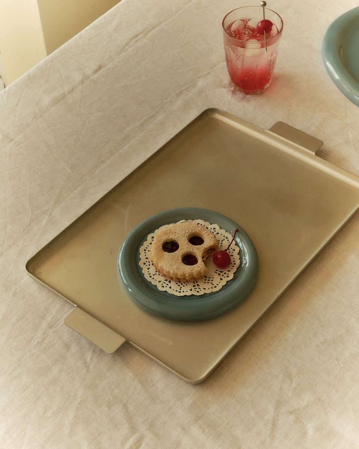 Snack Plate (Cornflower)